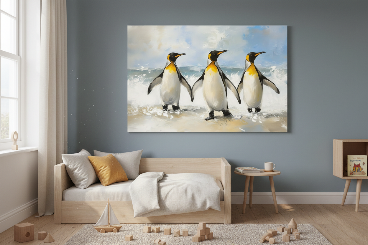 Pinguïns aan Zee