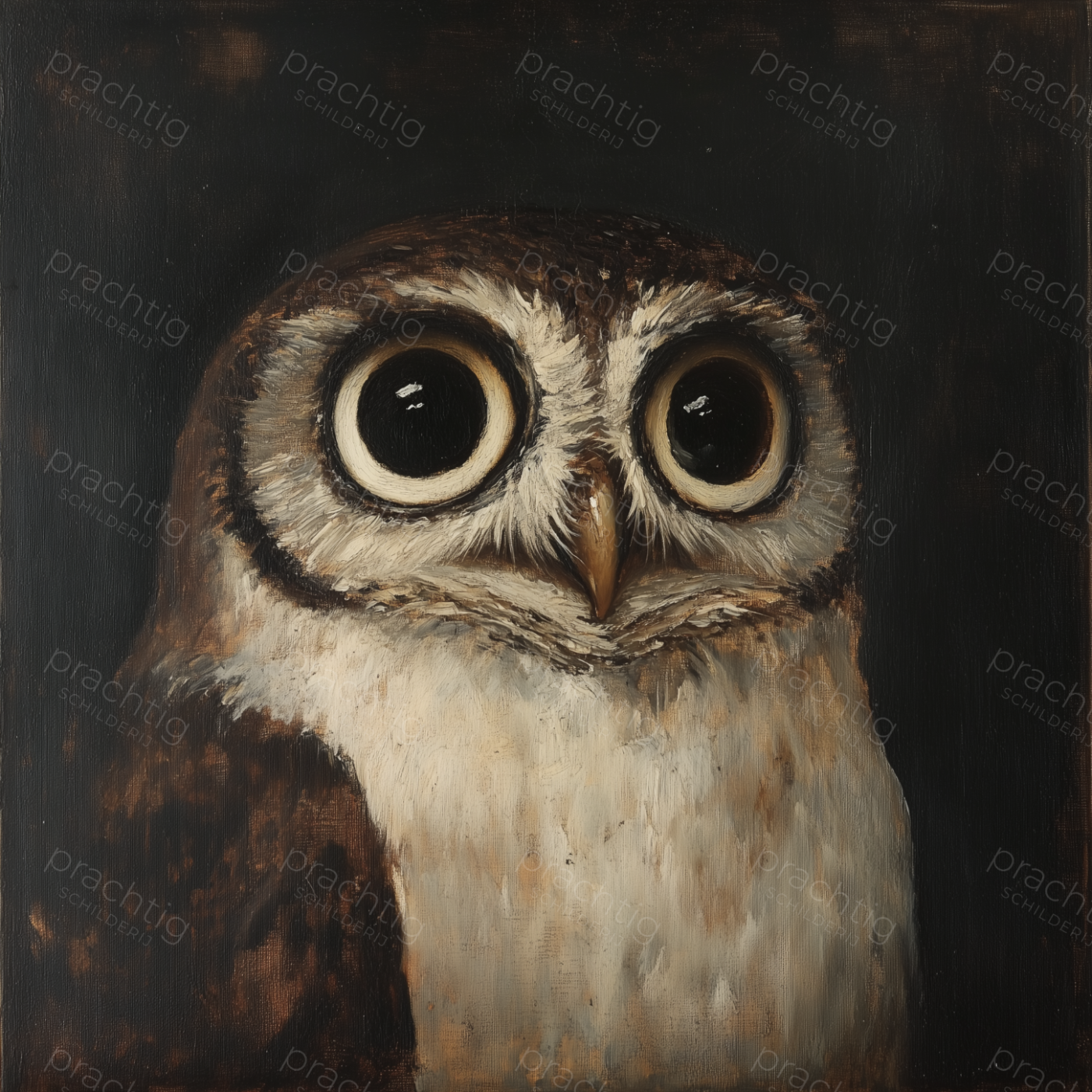 Ogen van de Uil in de Nacht