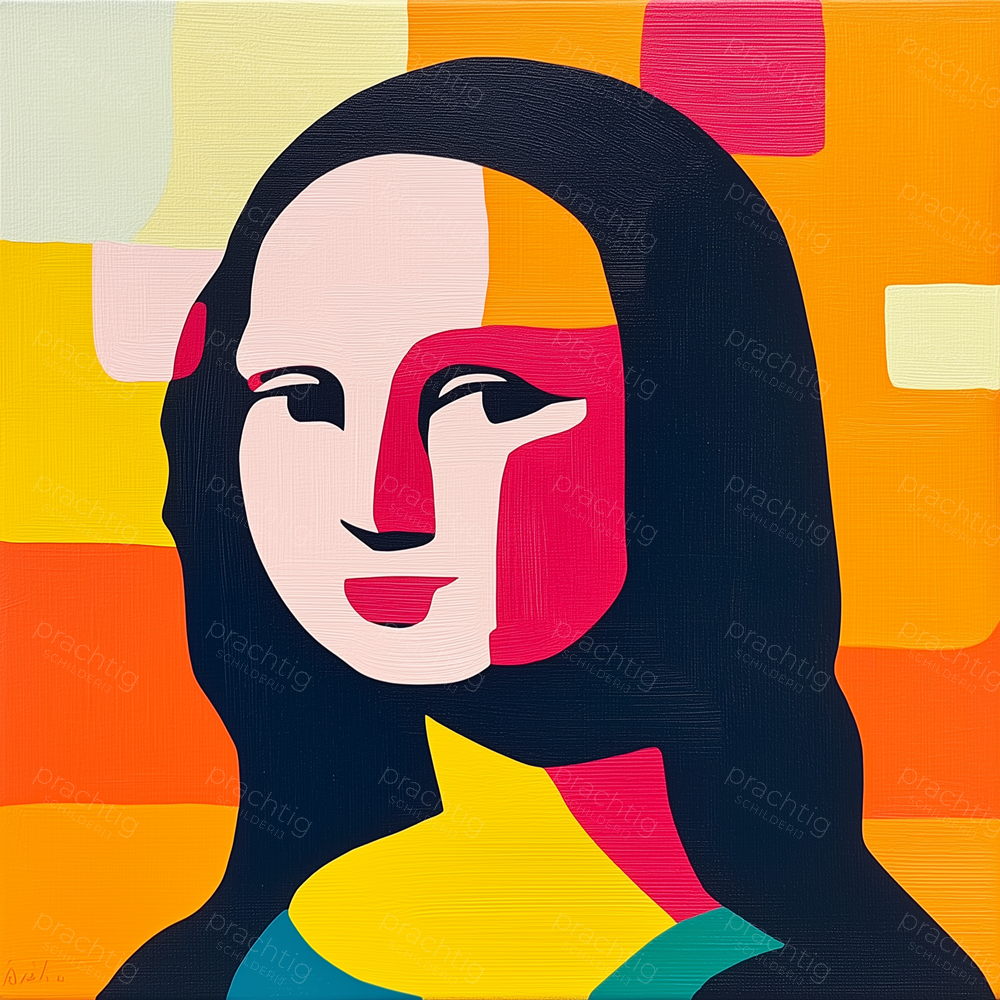 Pop-Art Mona Lisa