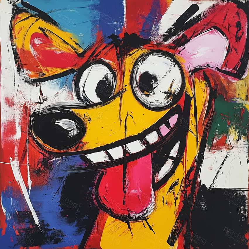 Vrolijke Hond met Grote Ogen