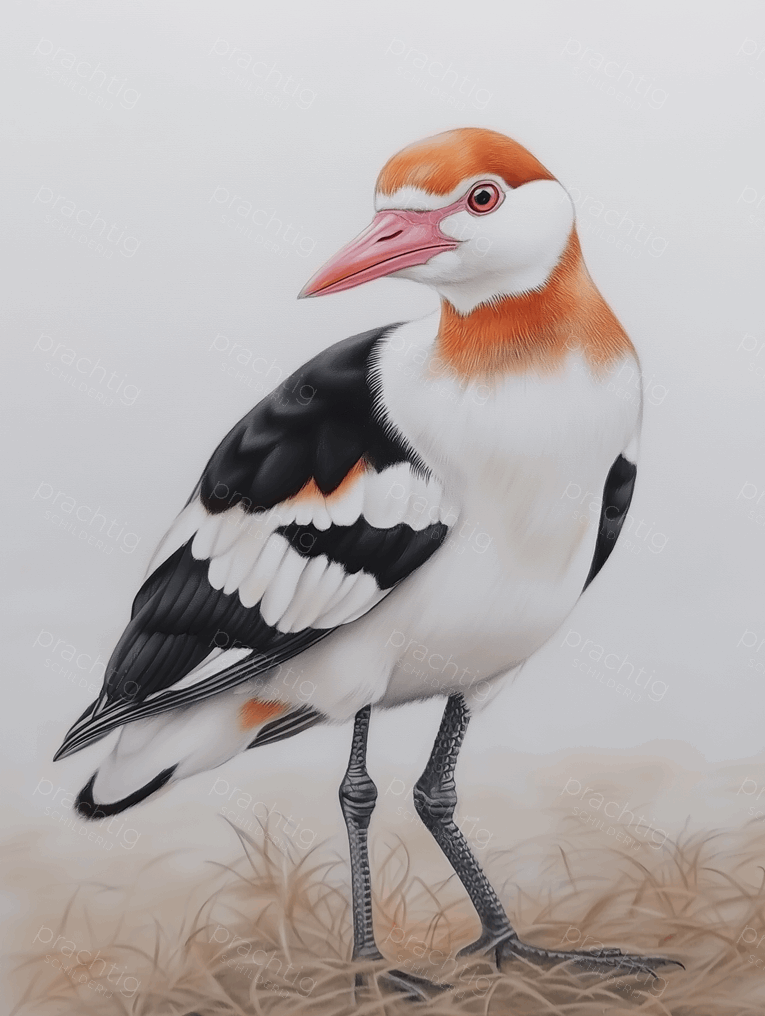 Vogel met Oranje Kuif