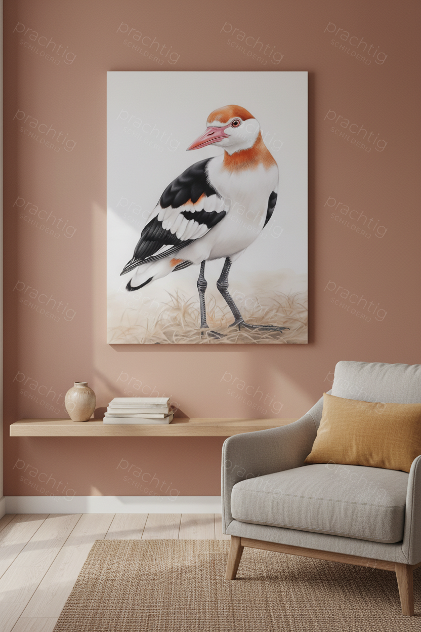 Vogel met Oranje Kuif