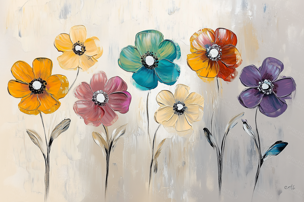 Bloemenpracht in Vrolijke Kleuren