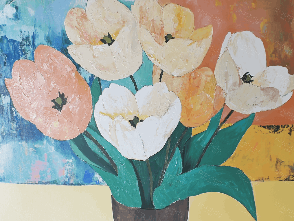 Bloeiende Tulpenpracht in Vaas