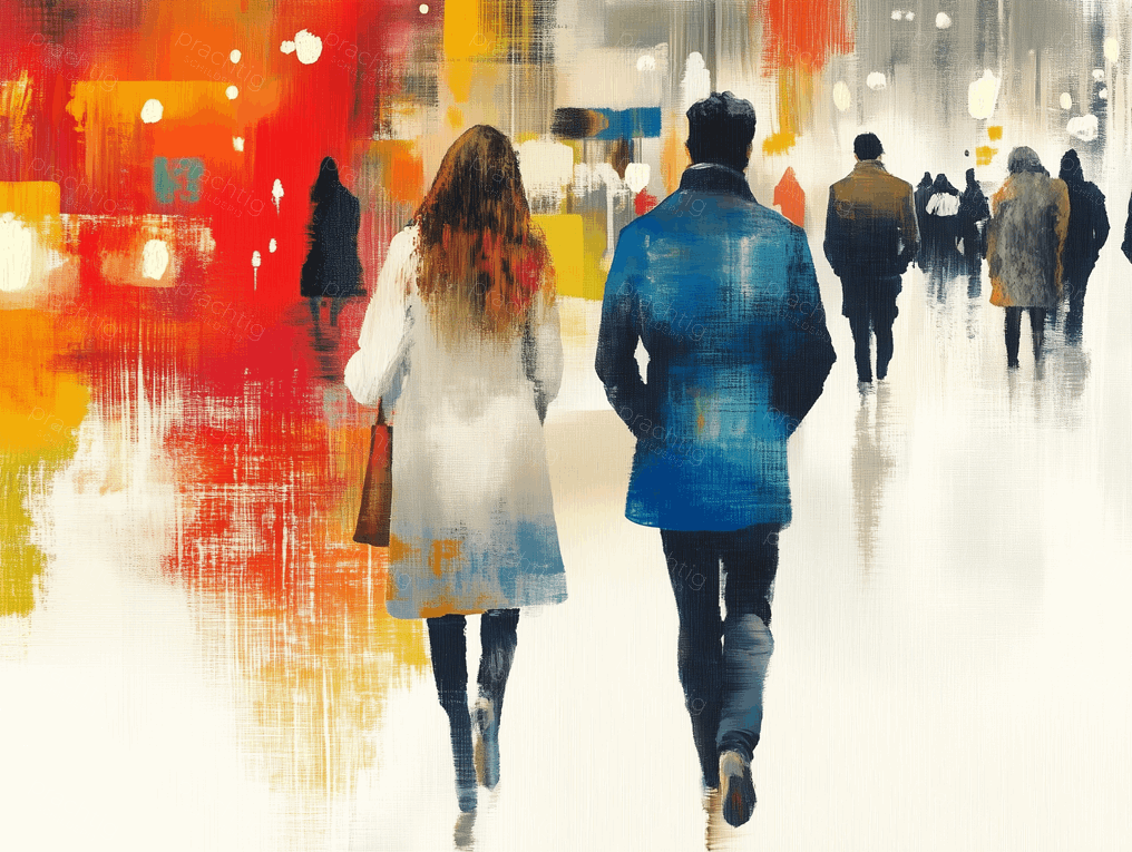 Dynamische Stadswandeling in Kleur