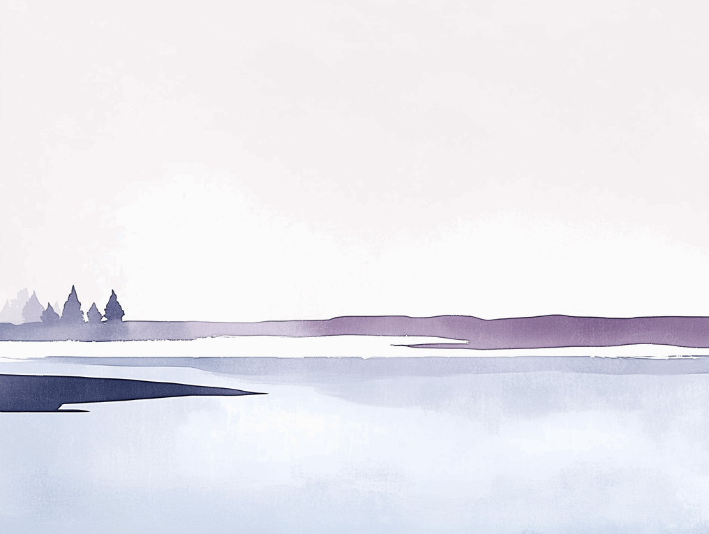 Rustige Paarse Horizon