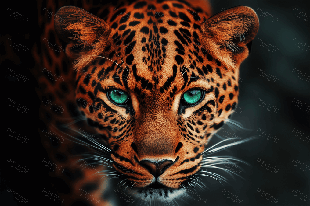 Indringende blik van een luipaard