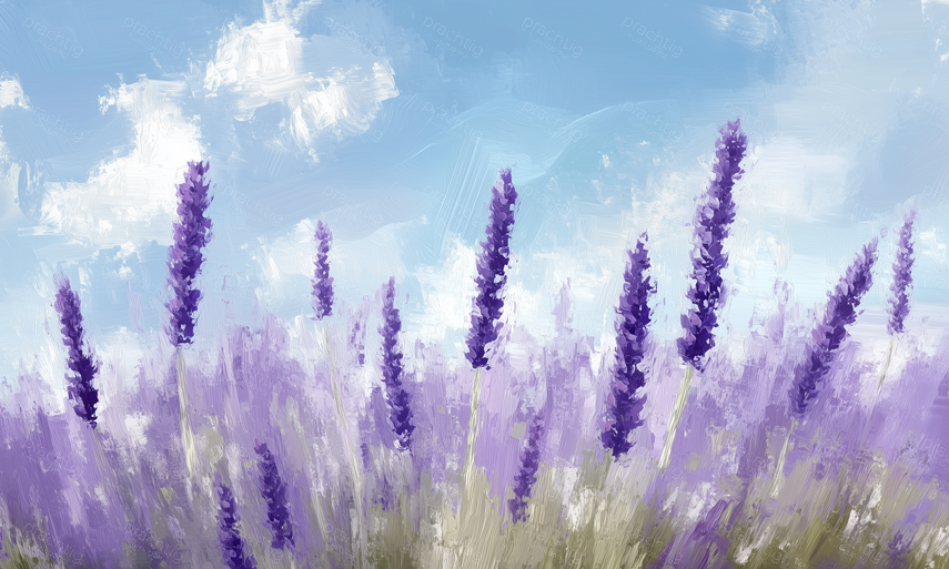 Lavendel in de Zomerzon