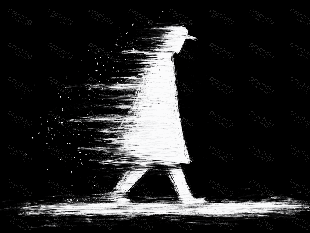 Gestroomlijnde Schaduwfiguur in Beweging