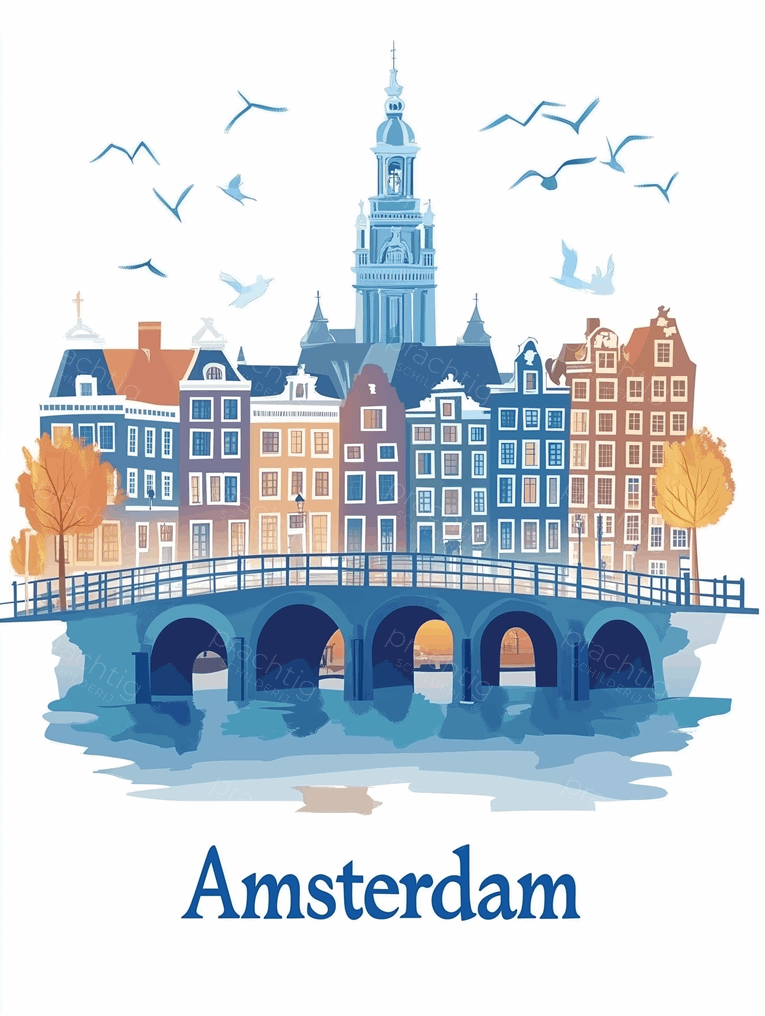 Amsterdamse Grachtenpracht in Herfstkleuren