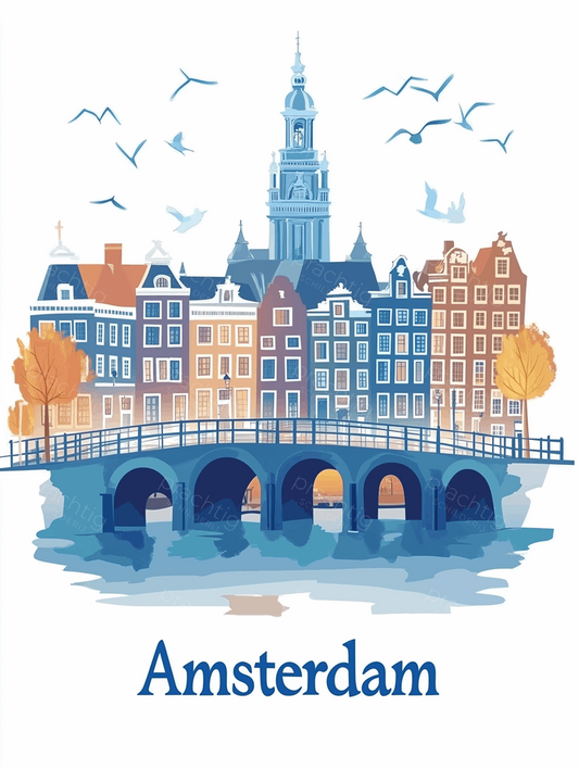 Amsterdamse Grachtenpracht in Herfstkleuren