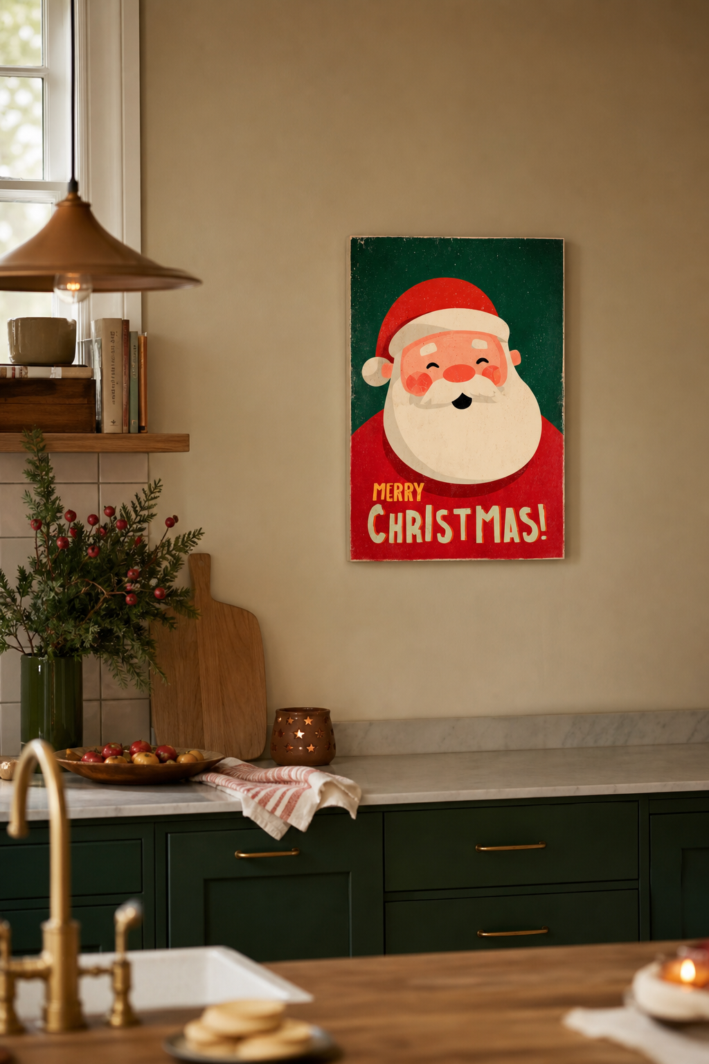 Vrolijke Kerstman Groet