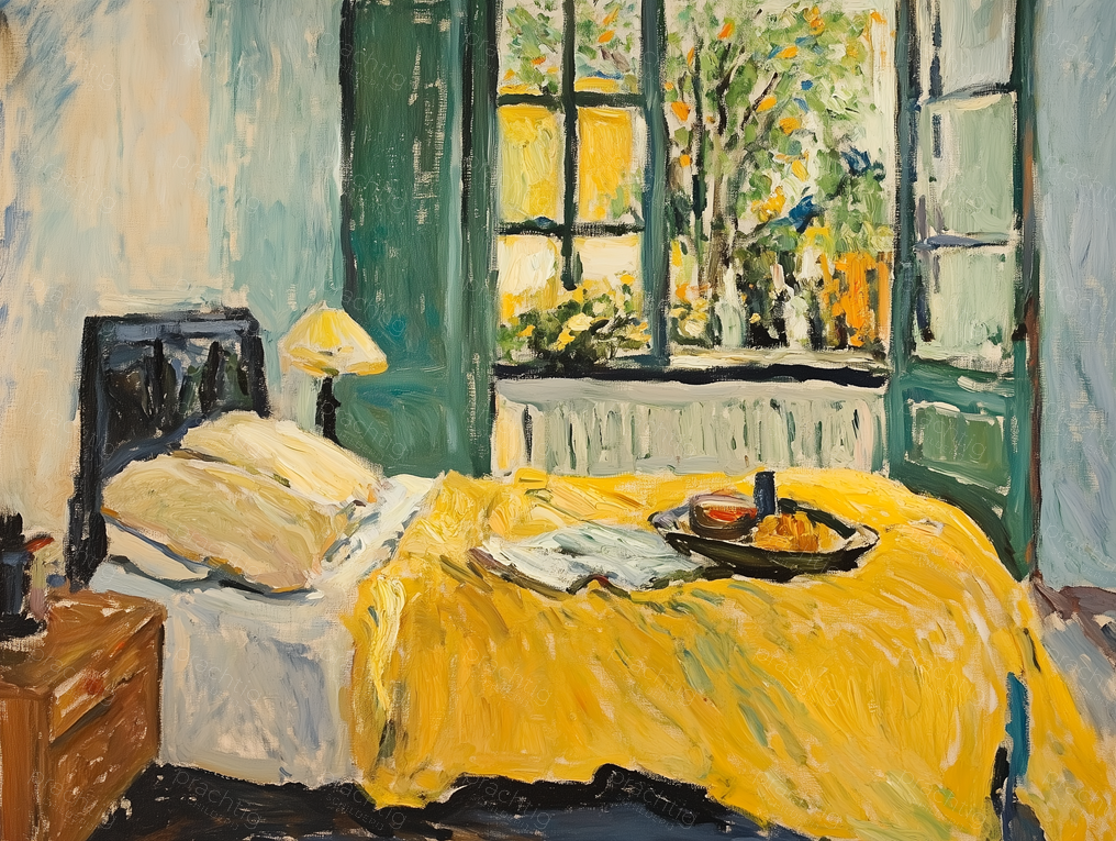 Zonnige Kamer met Open Raam