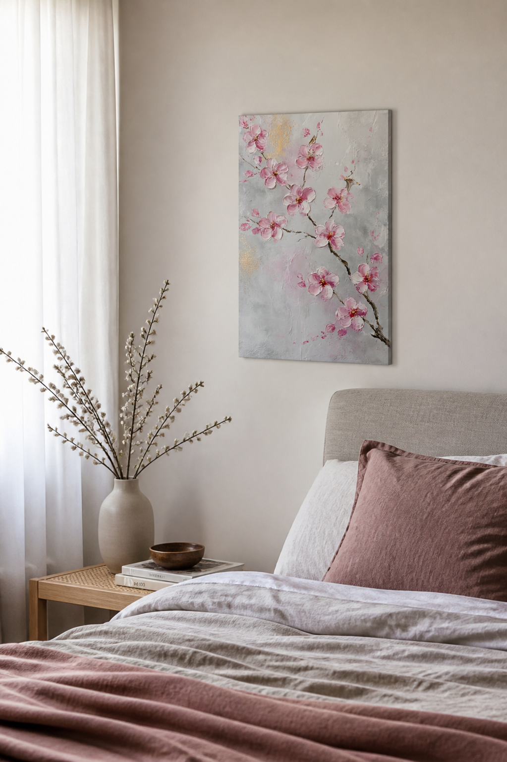 Bloesem in roze tinten