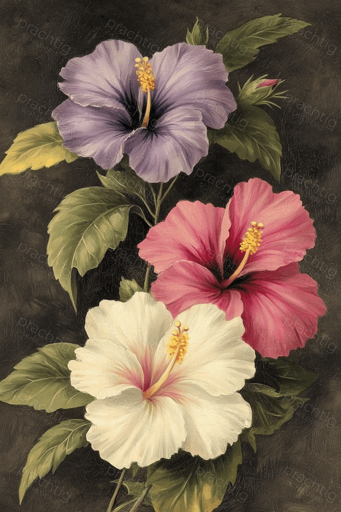 Hibiscusbloemen in volle bloei