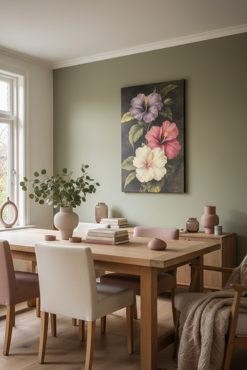 Hibiscusbloemen in volle bloei