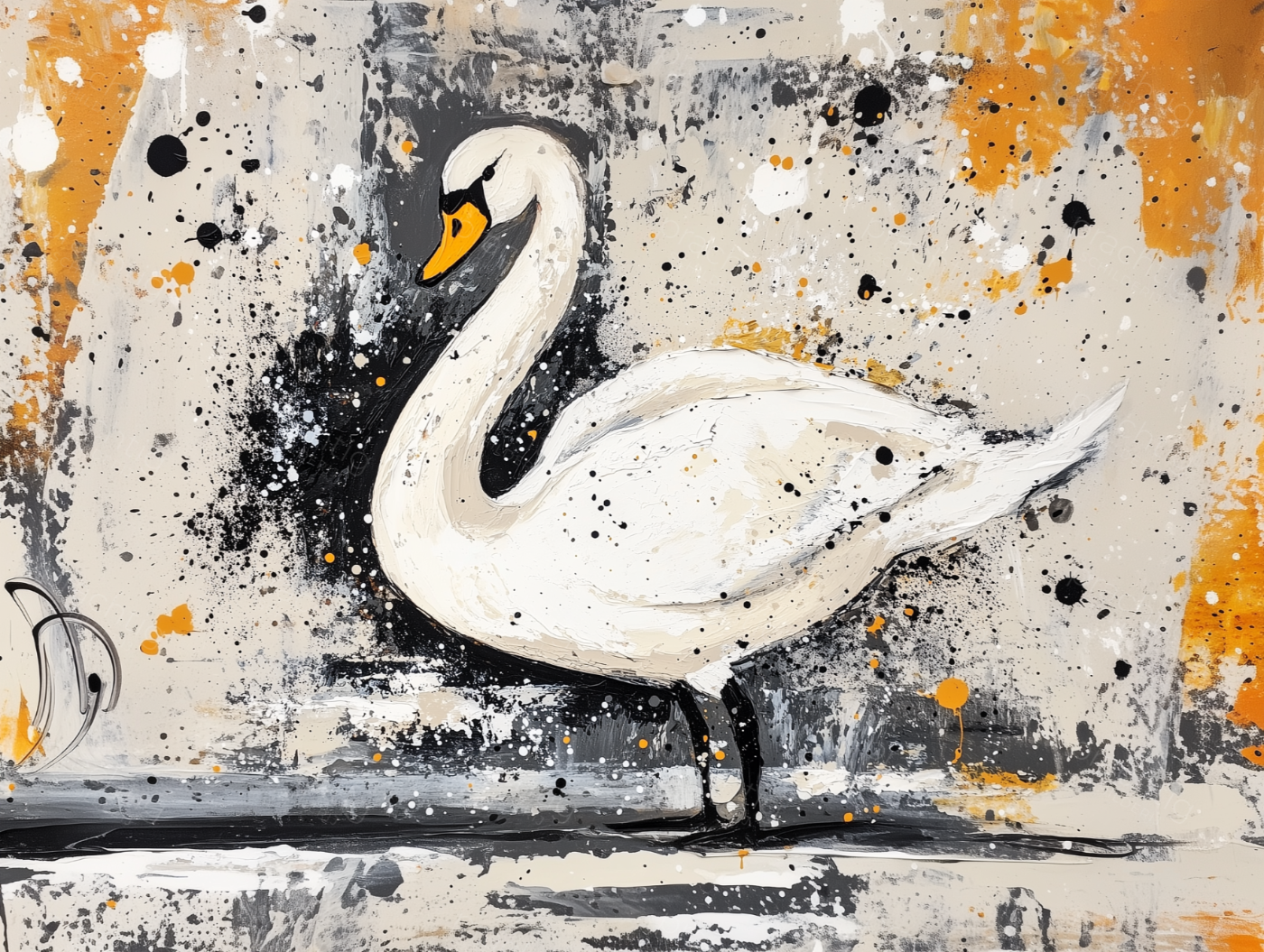 Zwaan in Speelse Spetters