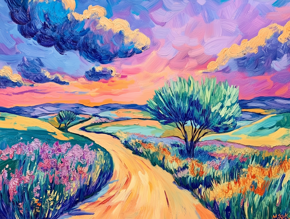 Zomerse Lentedag op Landweg