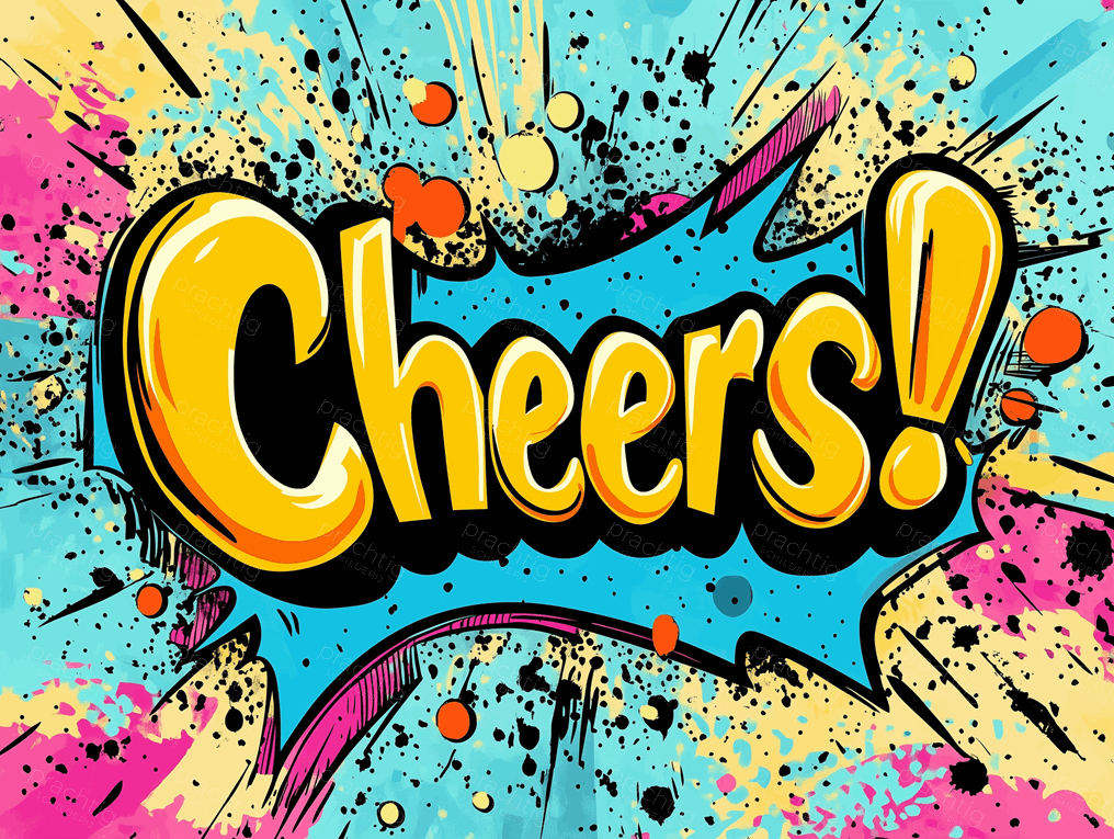 Feestelijke Popart Explosie