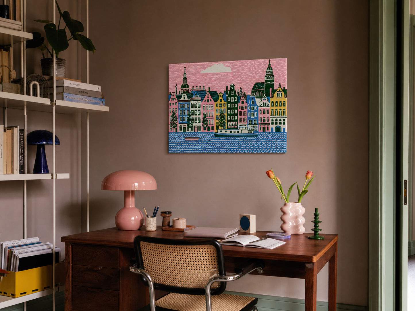 Stadsgezicht vol Kleur