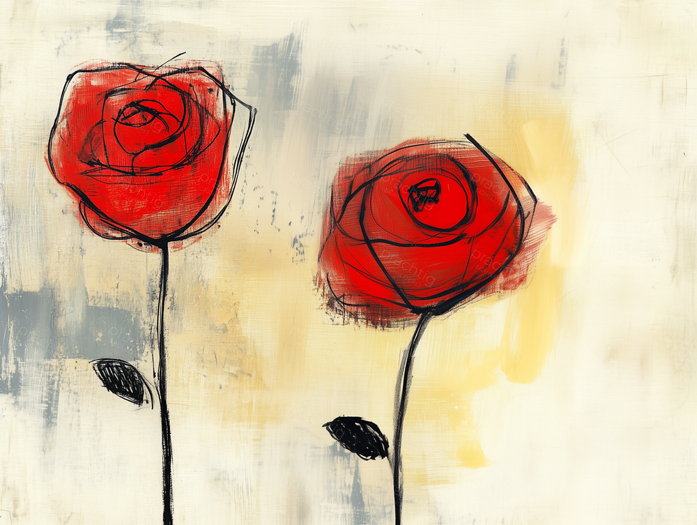 Twee Rode Rozen