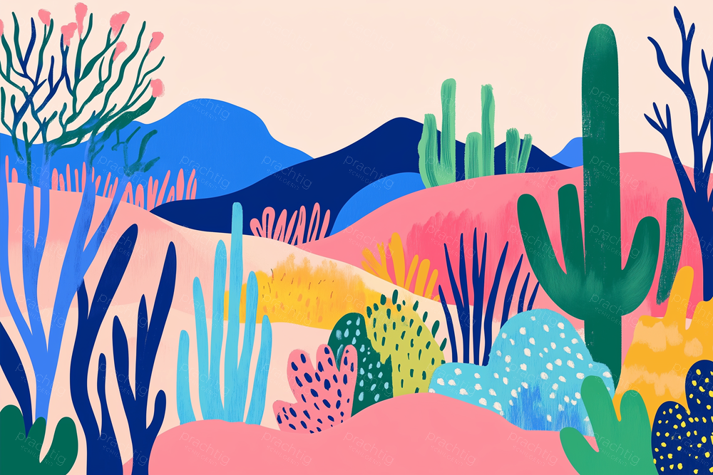 Vrolijke Woestijn Fantasie