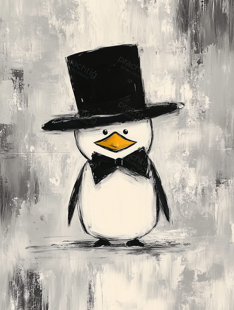 Chique Pinguïn in Stijl