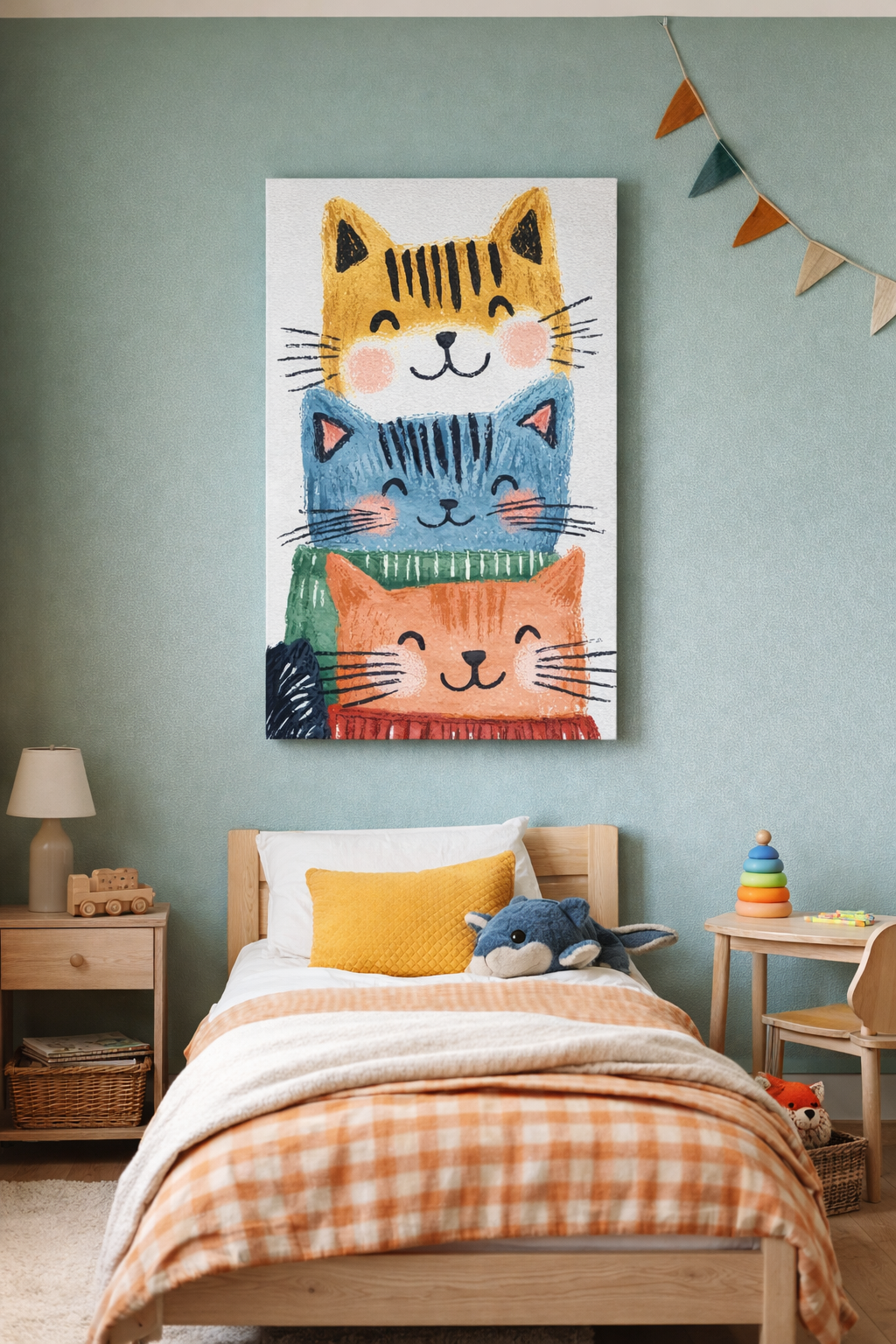 Vrolijke Kattenstapel