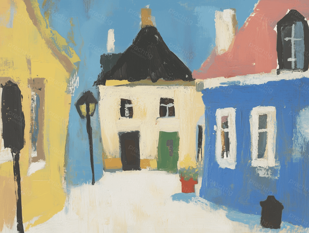 Stadsgezicht in Zachte Kleuren