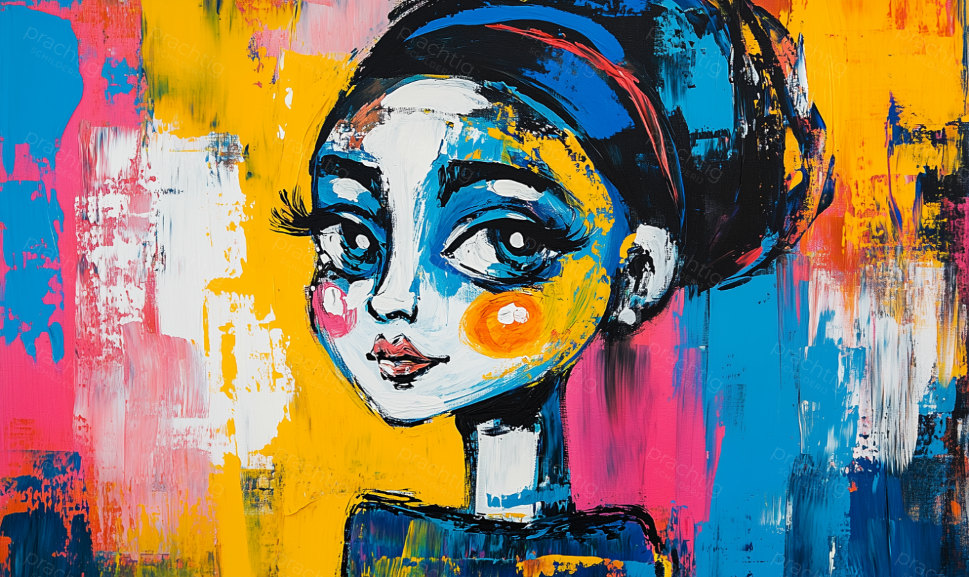 Portretkunst 'Glossy Lady'