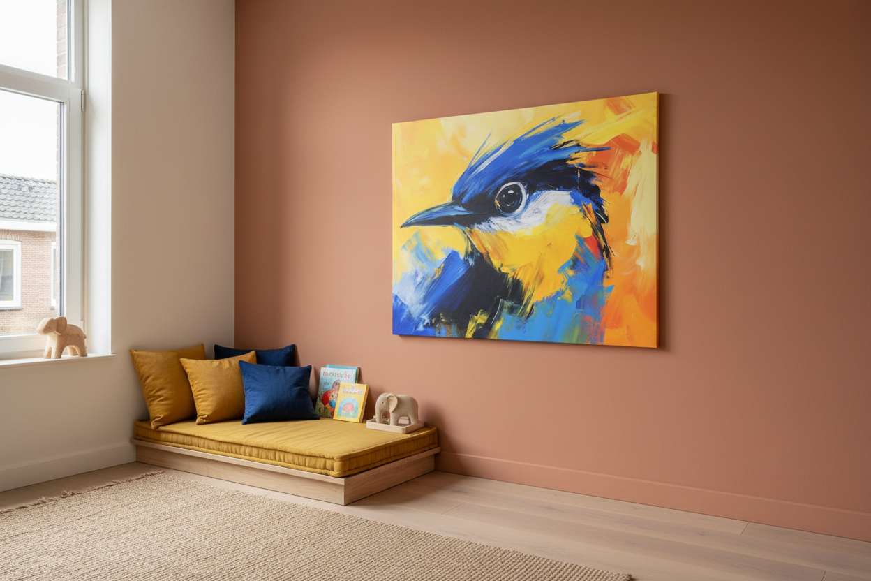 Vogels in Vrolijke Kleuren