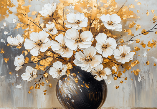 Gouden Bloesem in Vaas