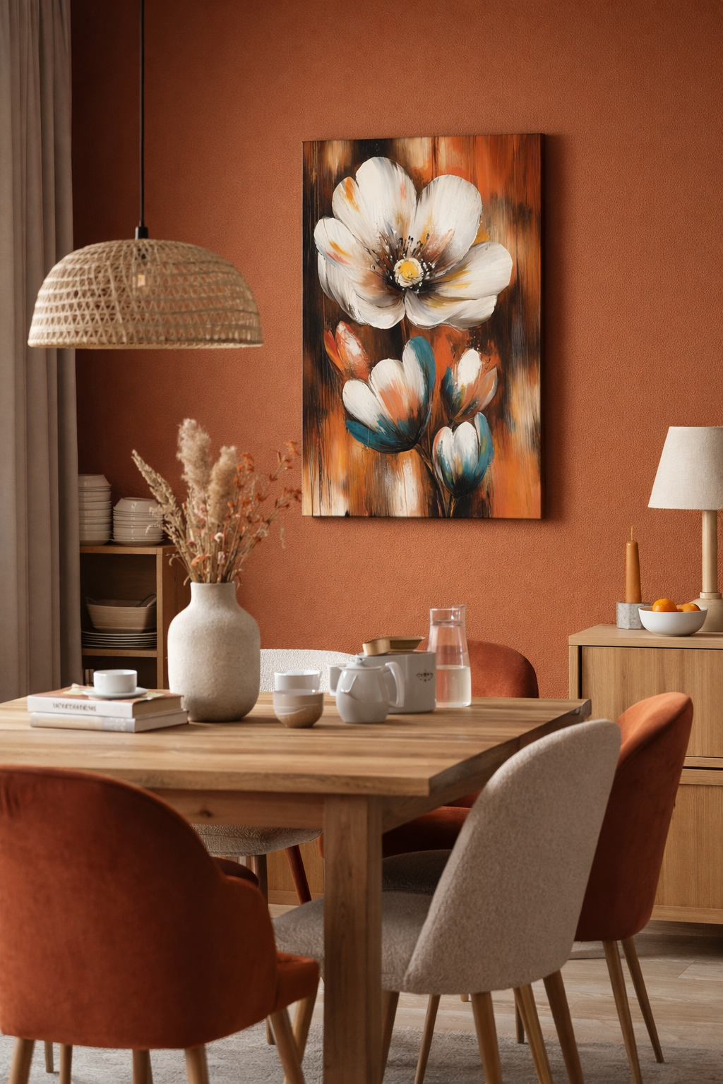 Bloemenpracht in Vuurkleuren