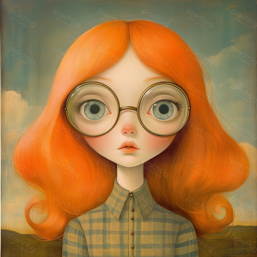 Meisje met Grote Bril