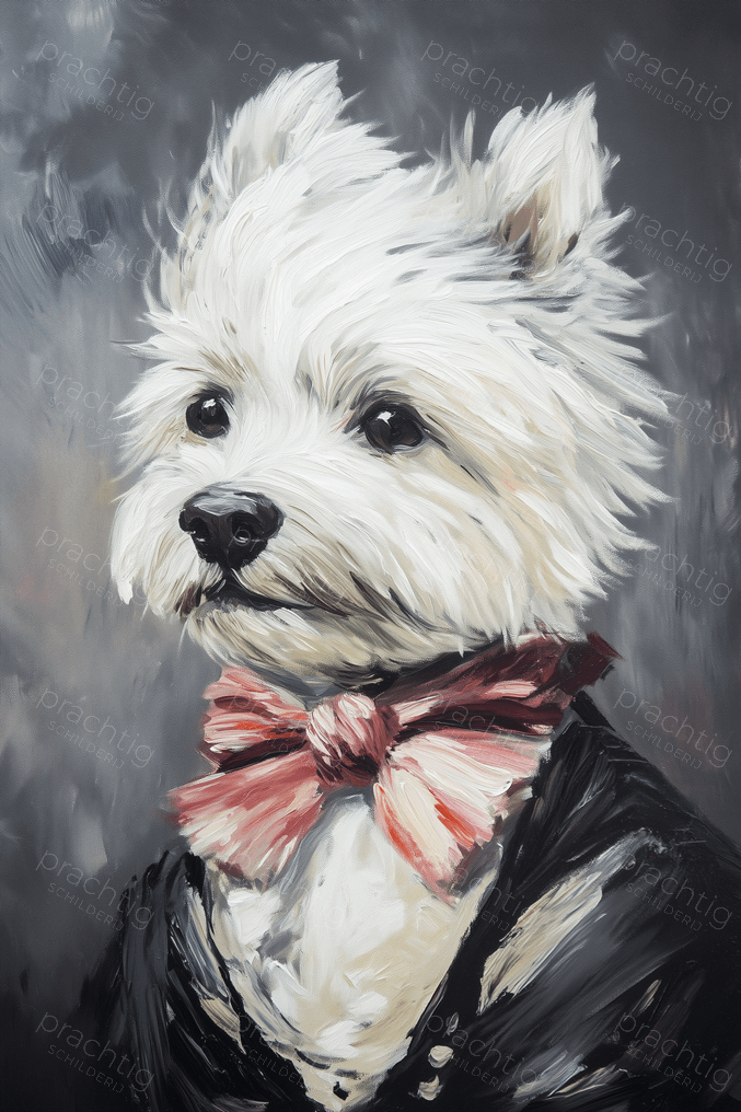 Stijlvolle Terriër met Strik