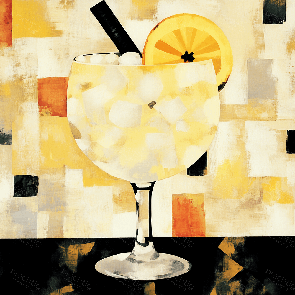 Verfrissend Glas Met Sinaasappel