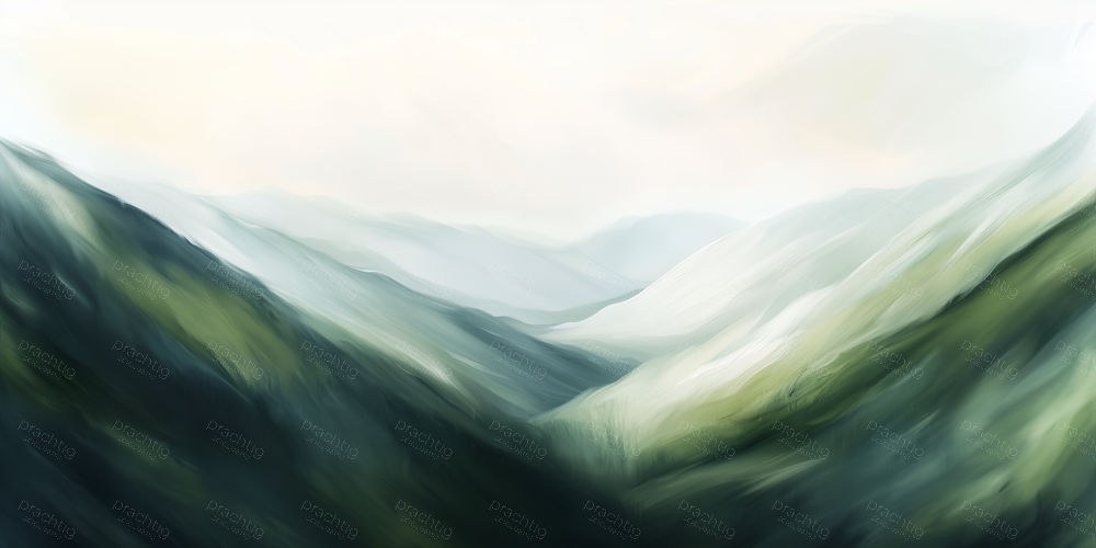 Berglandschap in Zachte Tinten