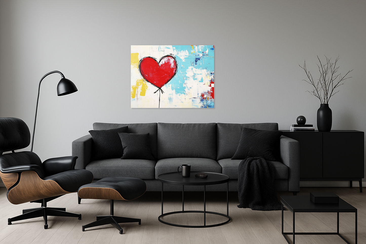Abstracte Hart Ballon