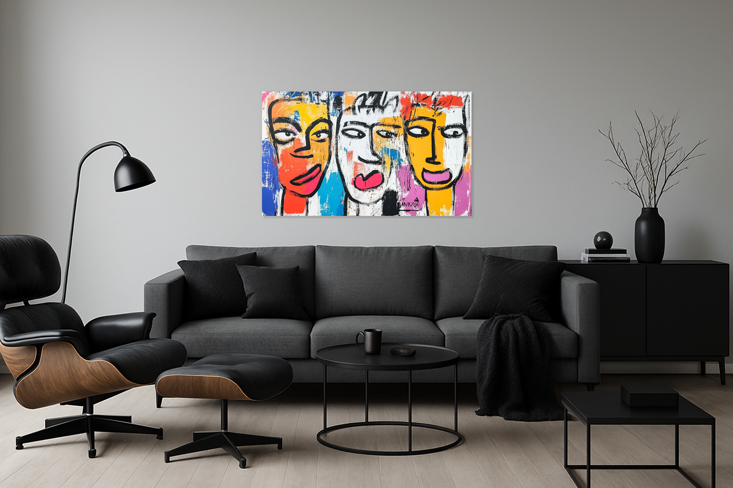 Drie Gezichten vol Expressie