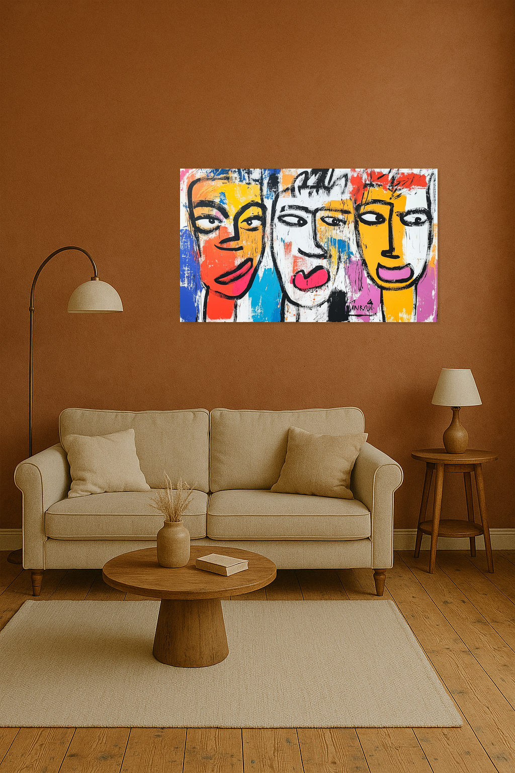 Drie Gezichten vol Expressie