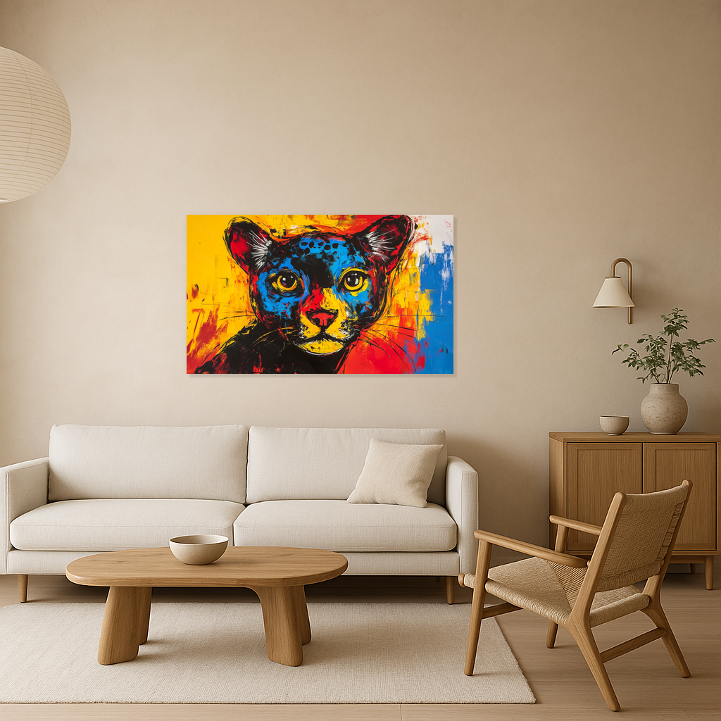 Dierenportret in Vurige Kleuren