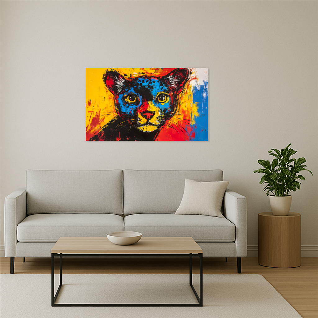 Dierenportret in Vurige Kleuren
