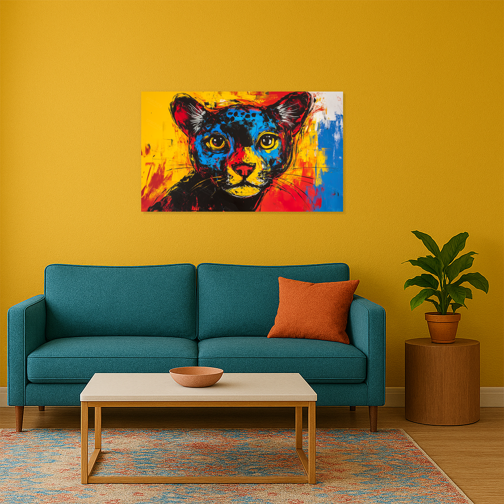 Dierenportret in Vurige Kleuren