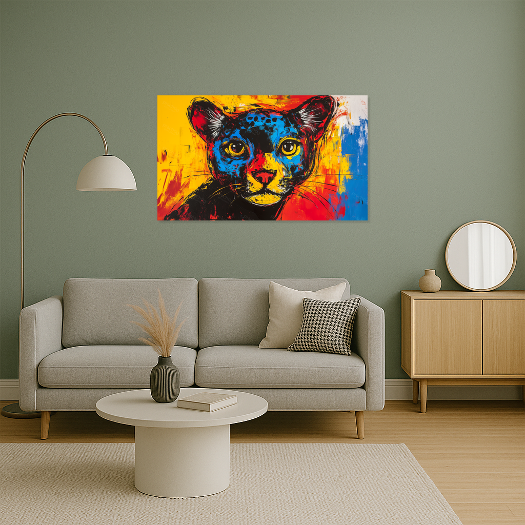 Dierenportret in Vurige Kleuren