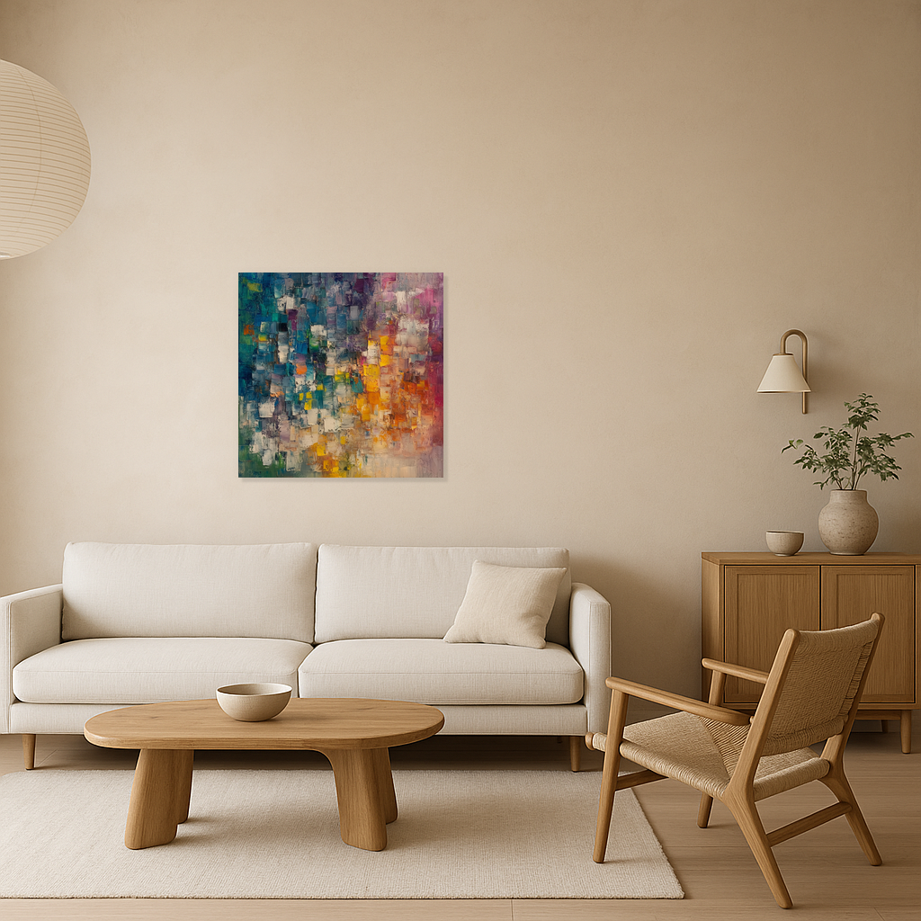 Abstracte Kleurenexplosie