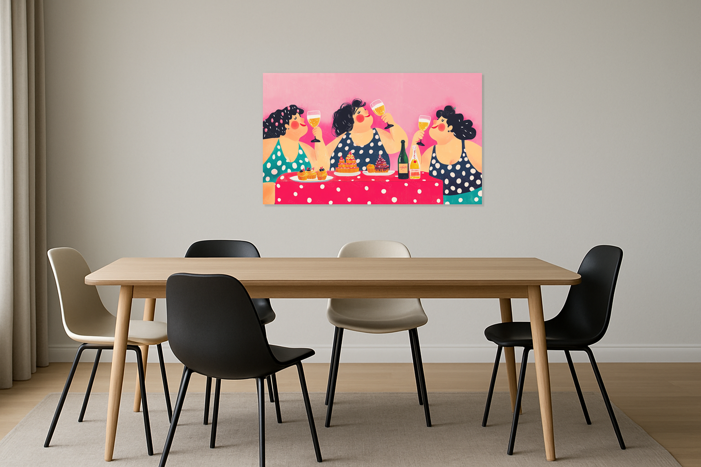 Dikke Dames aan Tafel