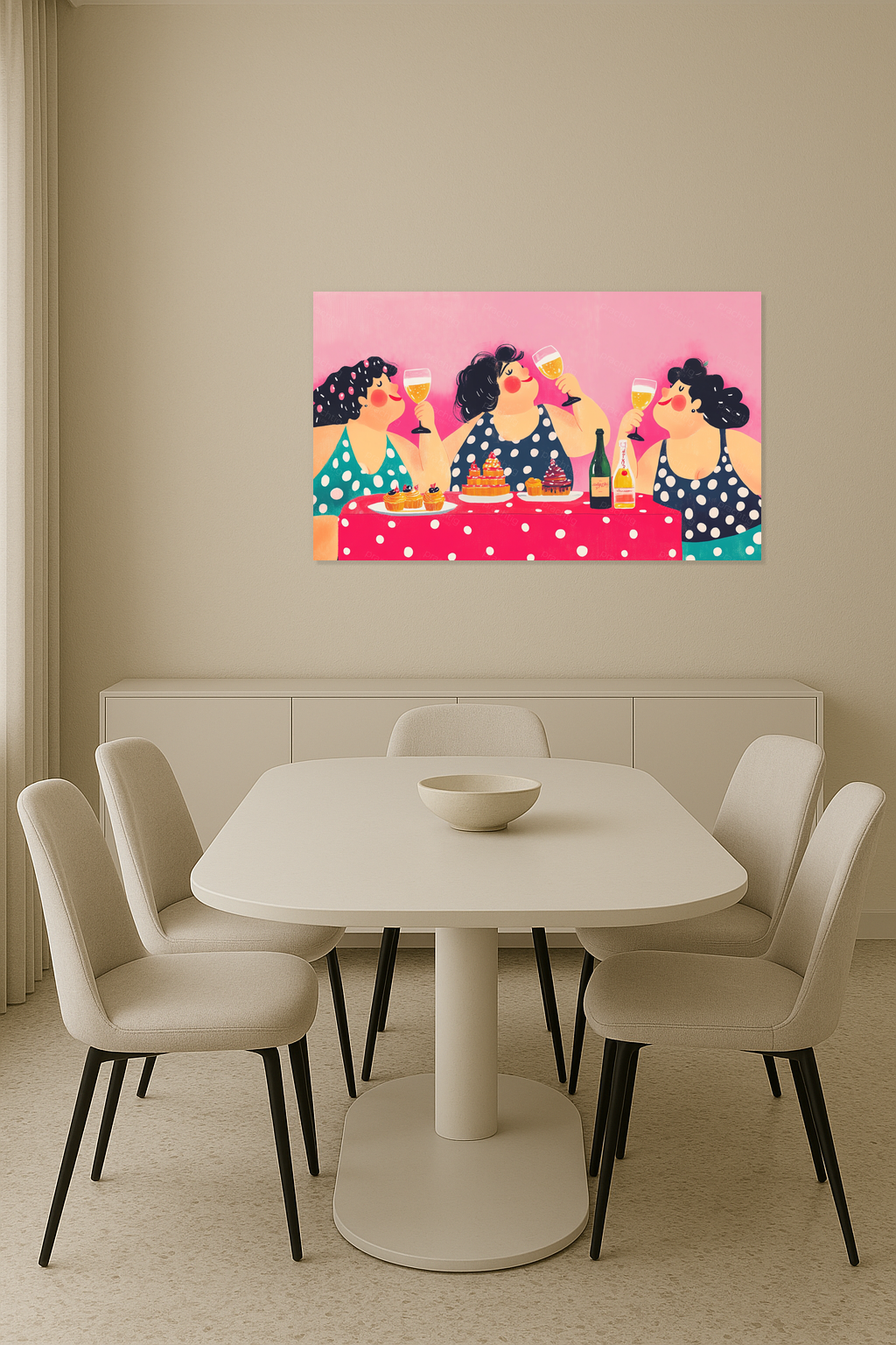Dikke Dames aan Tafel