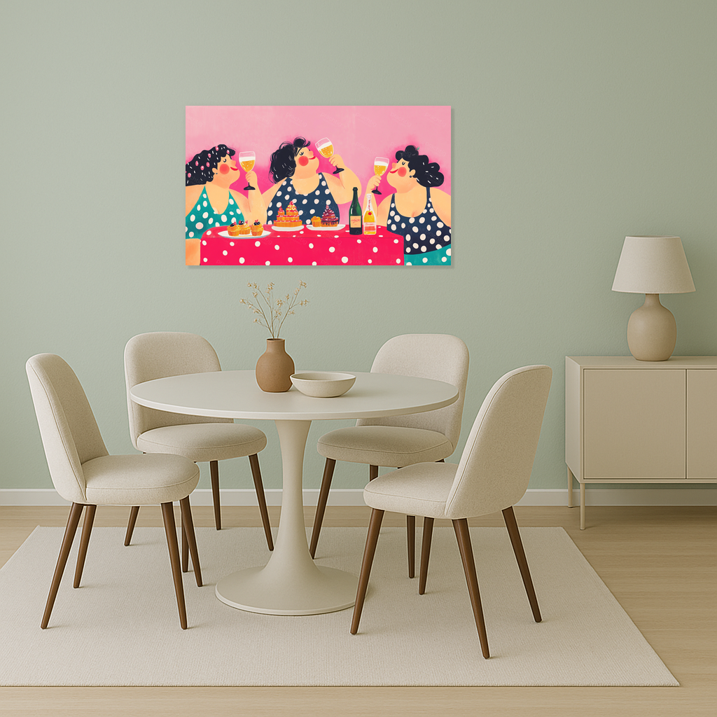 Dikke Dames aan Tafel