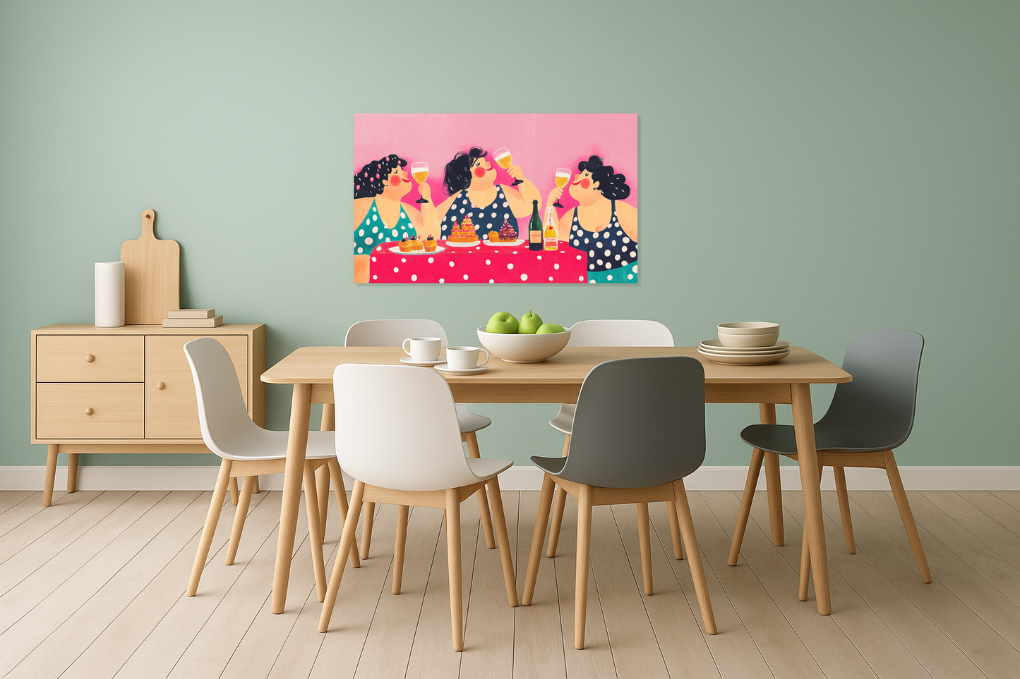 Dikke Dames aan Tafel