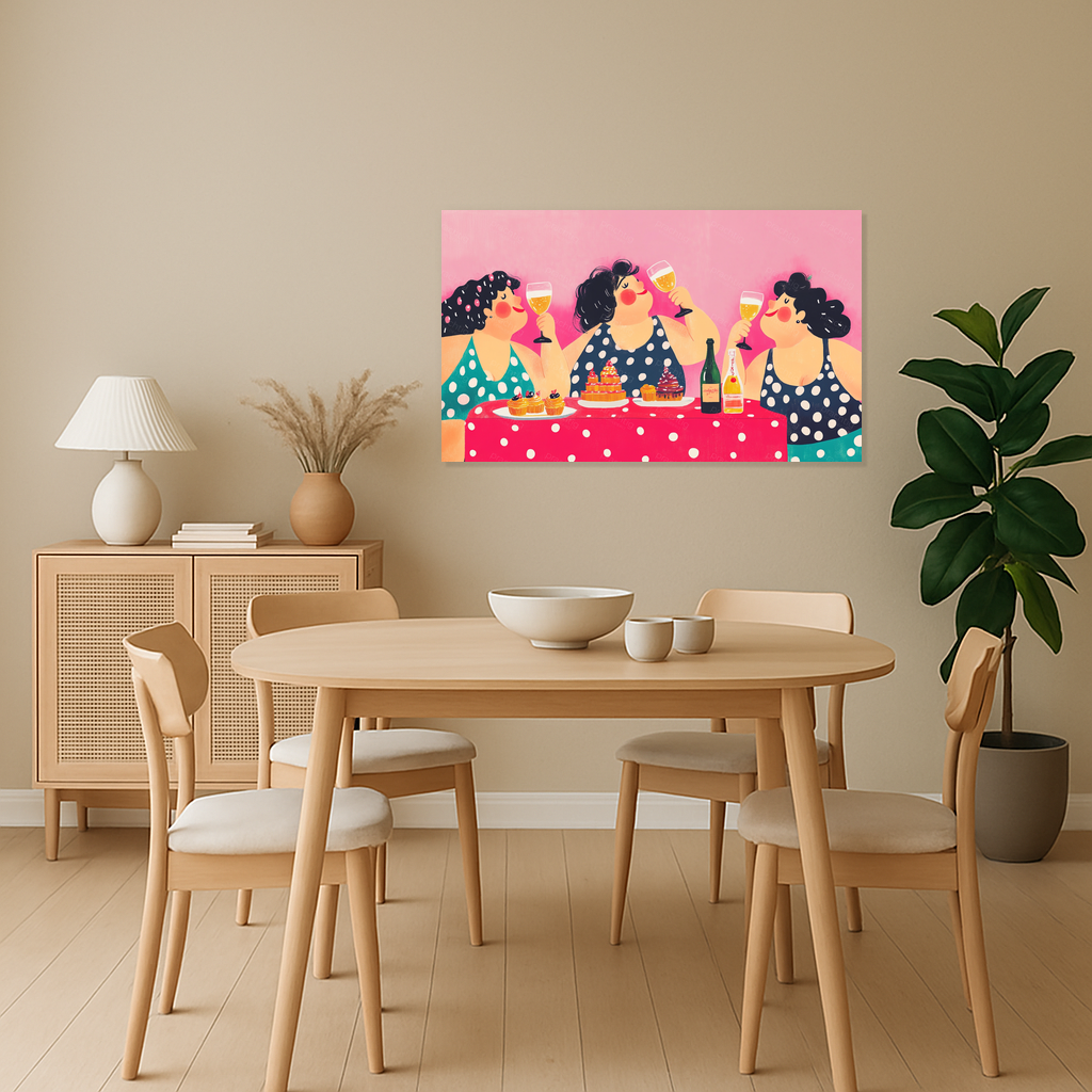 Dikke Dames aan Tafel
